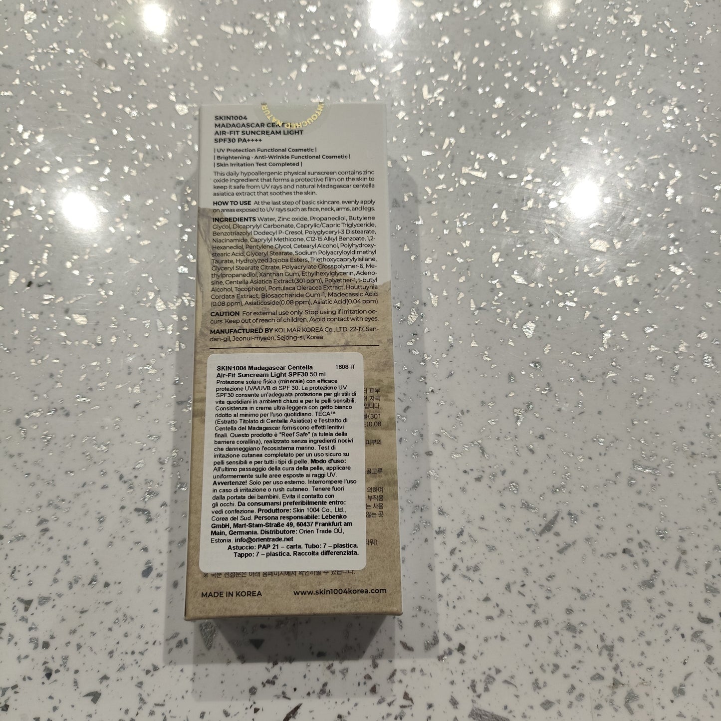 Skin1004 - Crema solare Light Air Fit Spf30 50ml