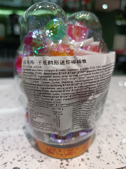 Labubu - Mini Lecca Lecca alla Frutta 125g (glitter)