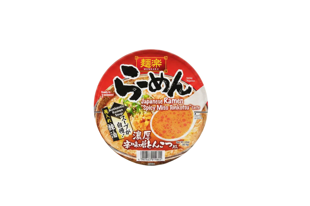 Menraku - Ramen Spicy Miso Tonkotsu 80.6g