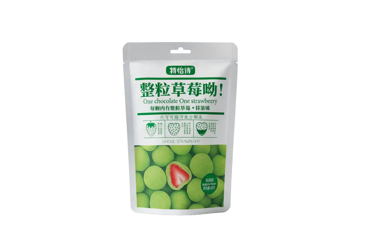 TYS - Fragola ricoperta da Cioccolato al Matcha 60g