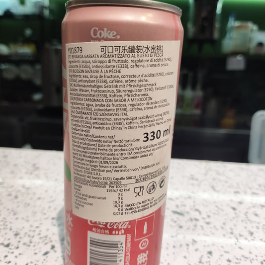 Coca Cola alla Pesca 330ml