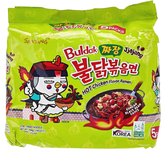 Samyang - Ramen Buldak al Jjajjang 5 pacchi da 140gr