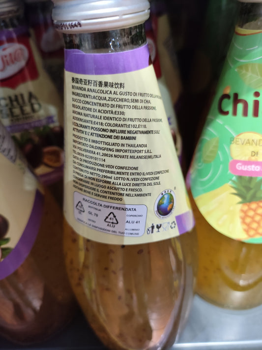 Nita - Bevanda al Passion Fruit con semi di Chia 290ml