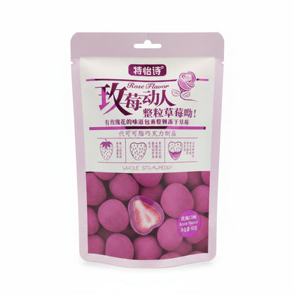TYS - Fragole ricoperte da Cioccolato alla Rosa 60g
