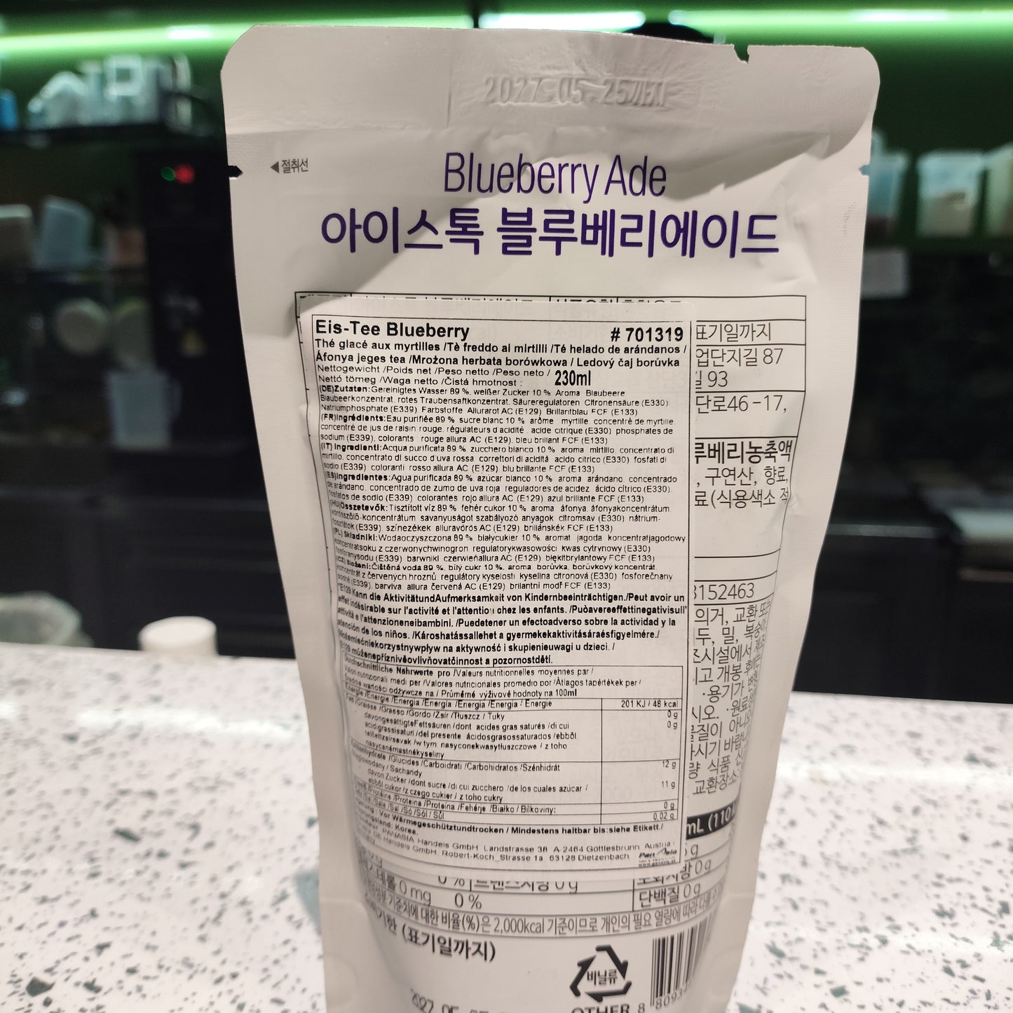 ICE talk - Bevanda al Mirtillo 230ml