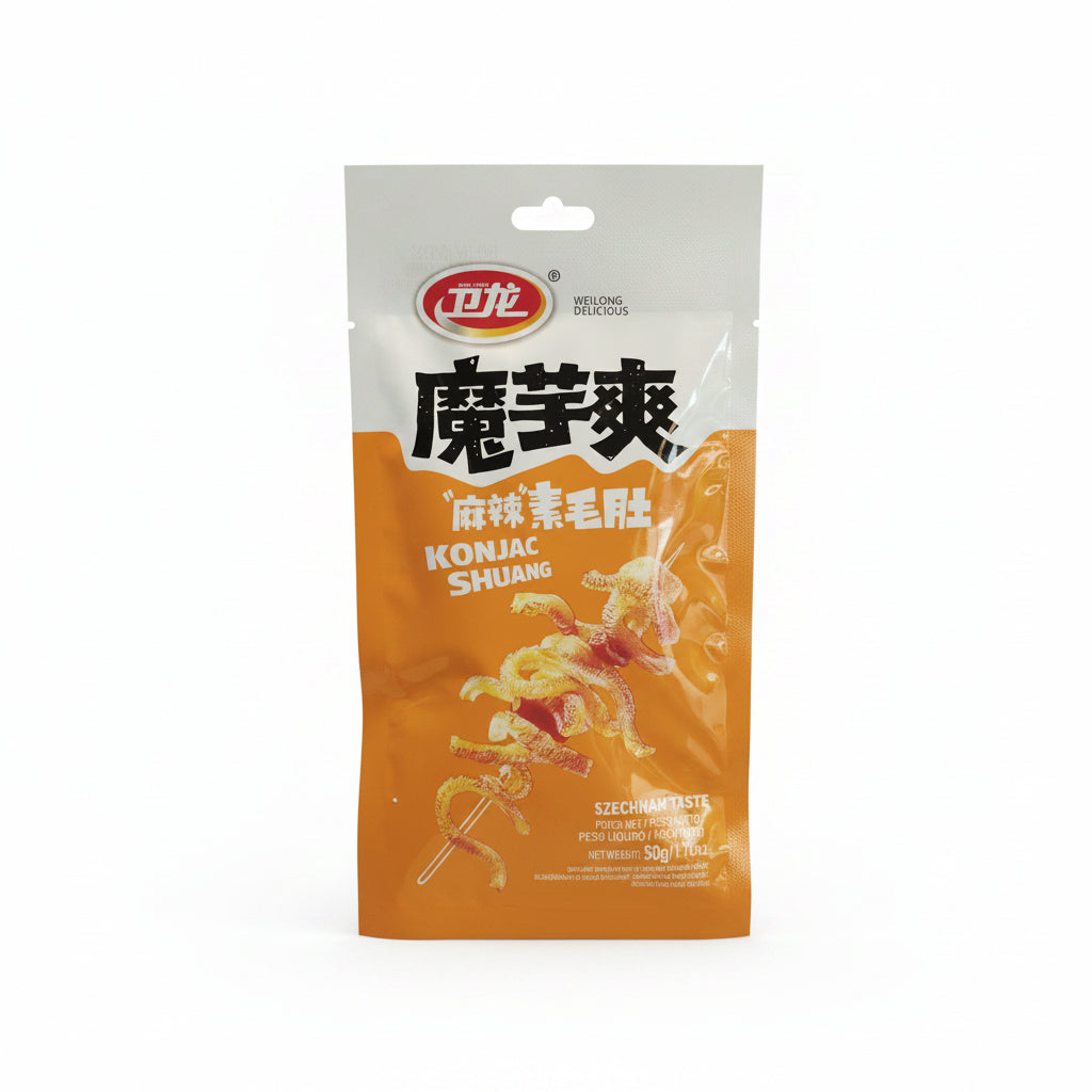 Weilong - Konjac piccante al Pepe di Sichuan 50g