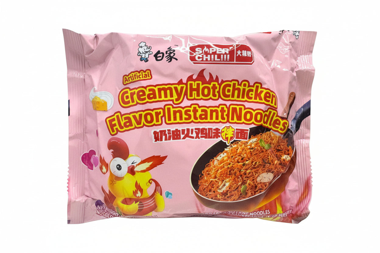 Baixiang - Ramen al Pollo Piccante con crema 112g