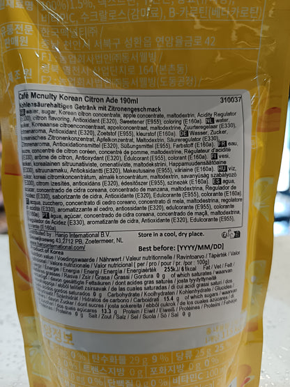 Mcnulty - Bevanda al citron ade 190ml