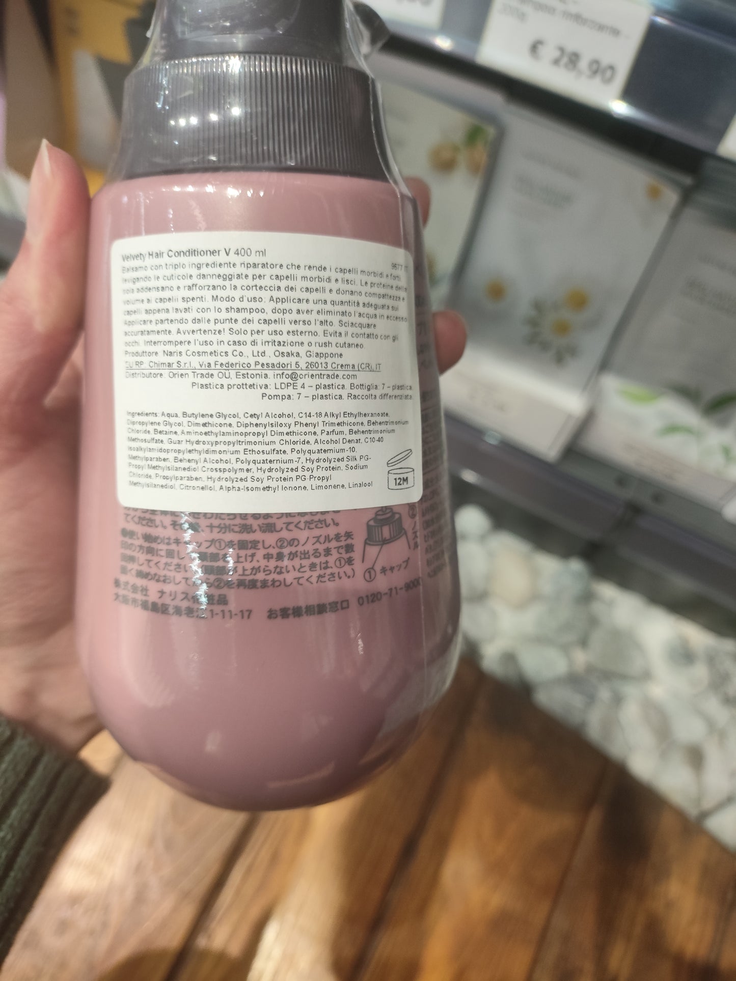 Velvety - Balsamo per capelli danneggiati ‘V’ 400ml