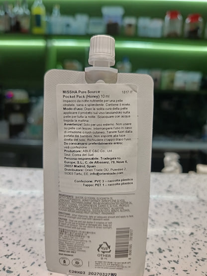 MISSHA - maschera pocket al miele 10g