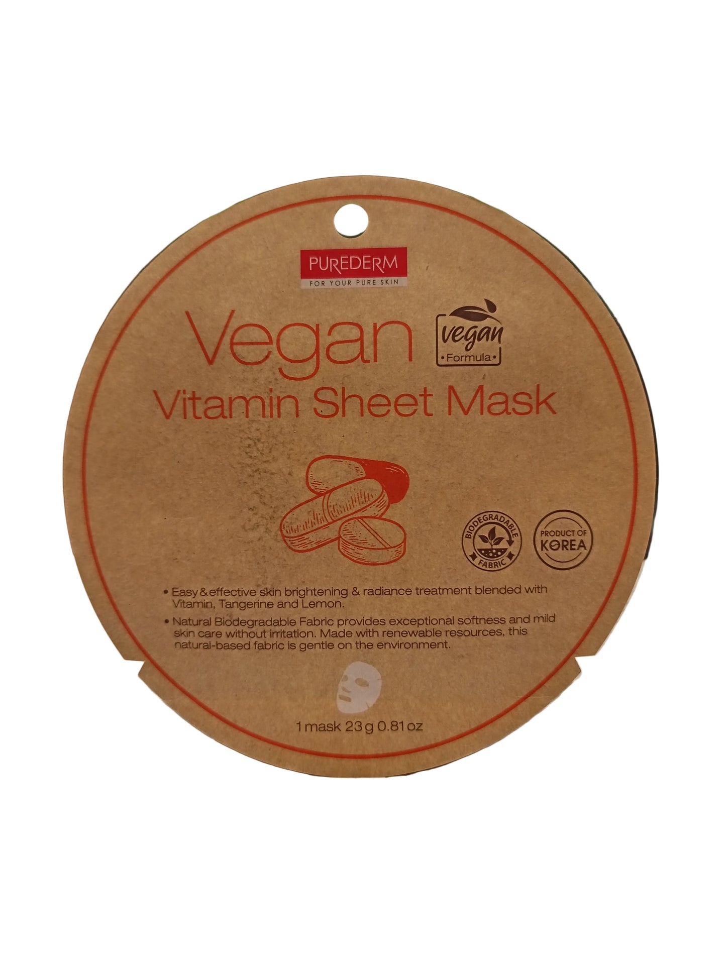 Purederm - Maschera alle Vitamine 23g