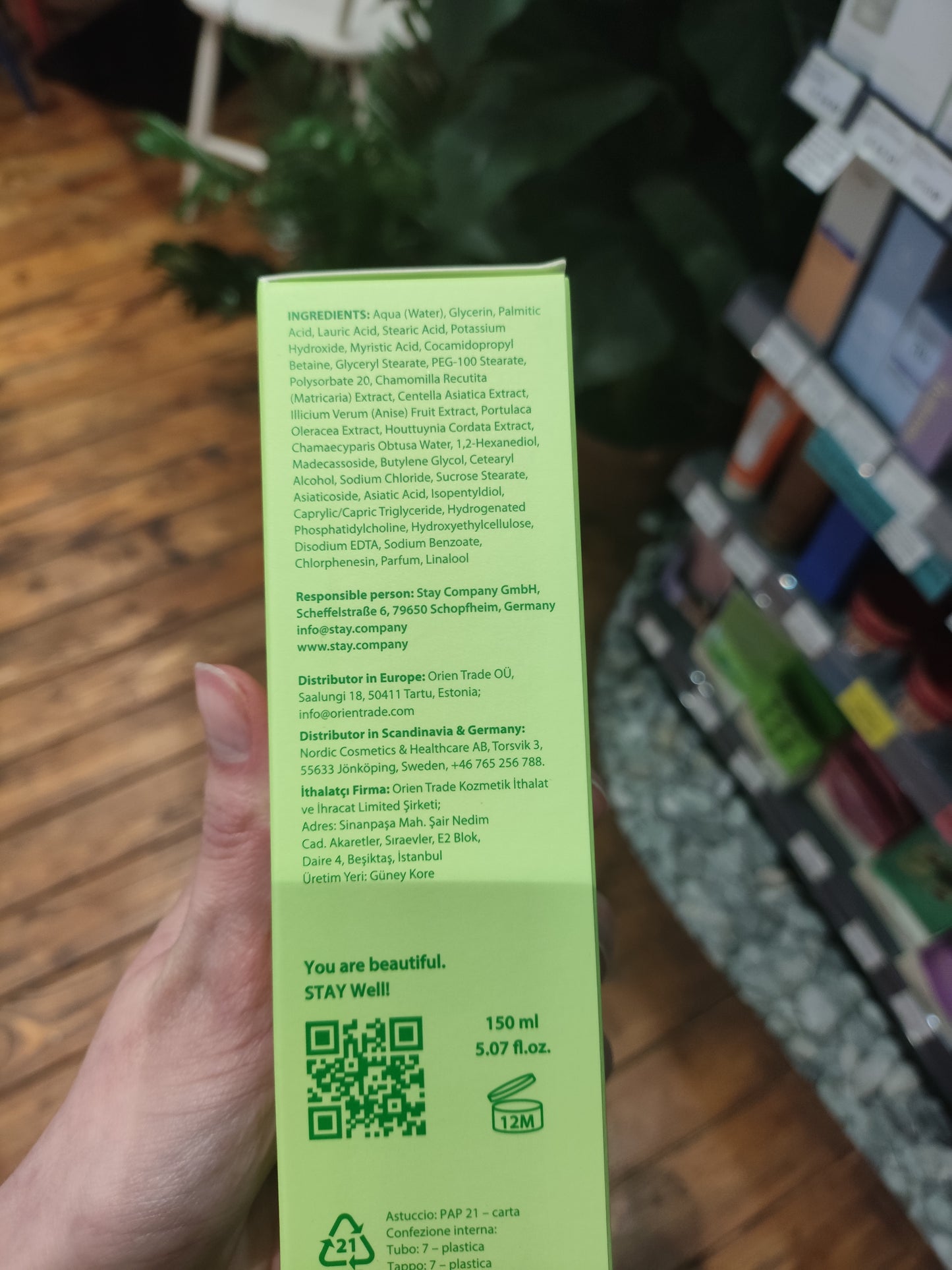 Staywell - Schiuma Detergente alla Centella 150ml