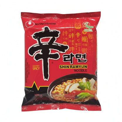 Nongshim – Shin Ramen alle Verdure Piccanti 120g (CON BRODO)