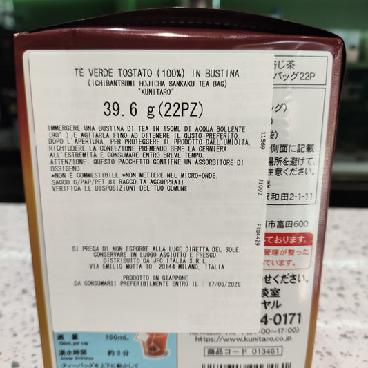 Kunitaro - Tè Houjicha in bustine 39,6g