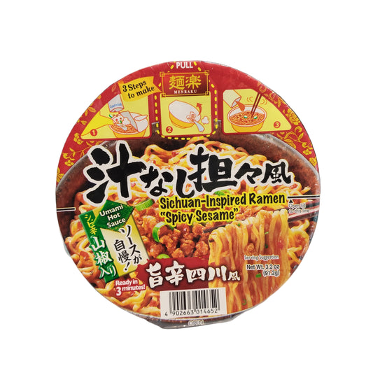 Menraku - Ramen Tatanmen al Sesamo piccante 91,2g