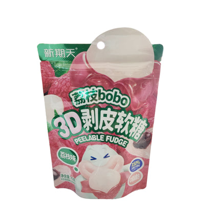 XQT - Caramelle Gommose Sbucciabili al Litchi 75g