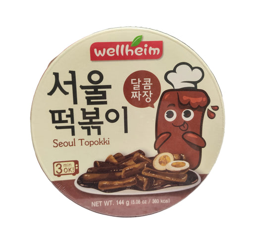 Wellheim - Tteokbokki al Jjajang (fagioli neri) 144g