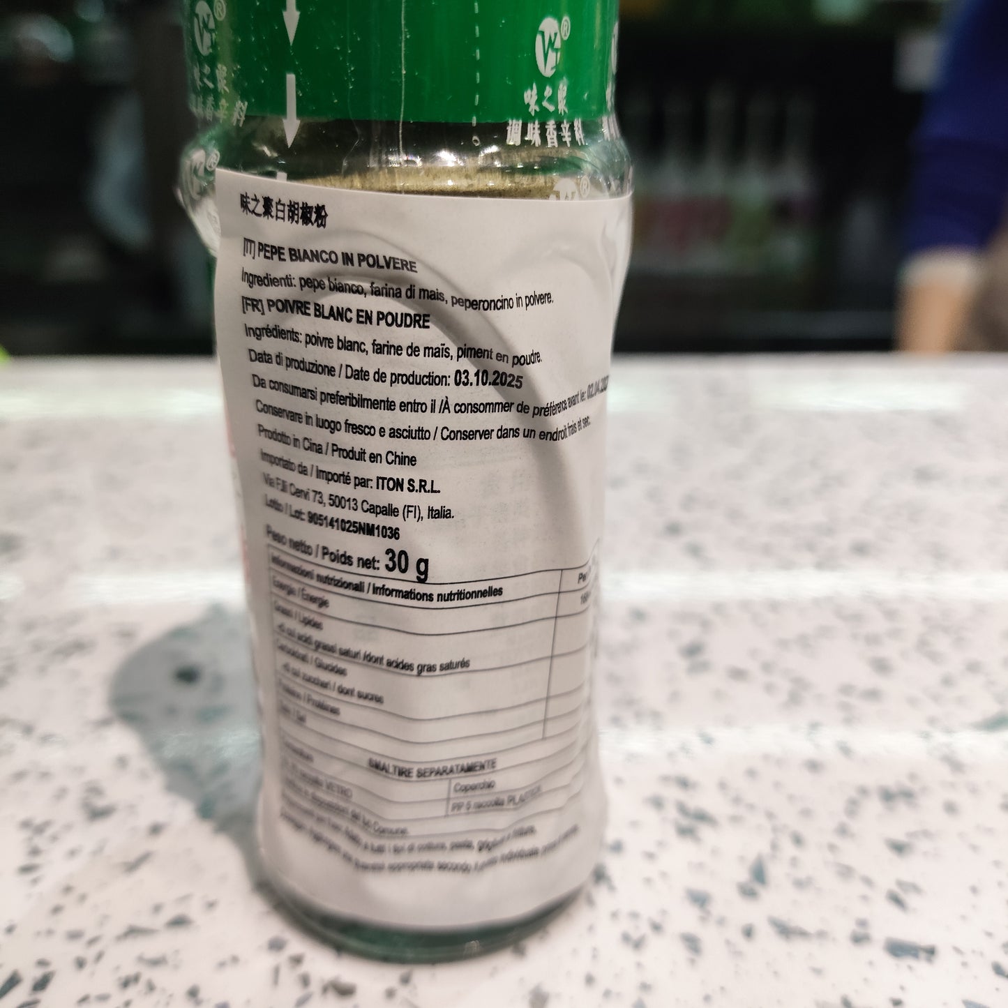 WZJ - Pepe Bianco macinato 30g