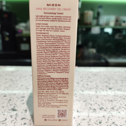 Mizon - Crema Gel 'Recovery' alla Lumaca 45ml