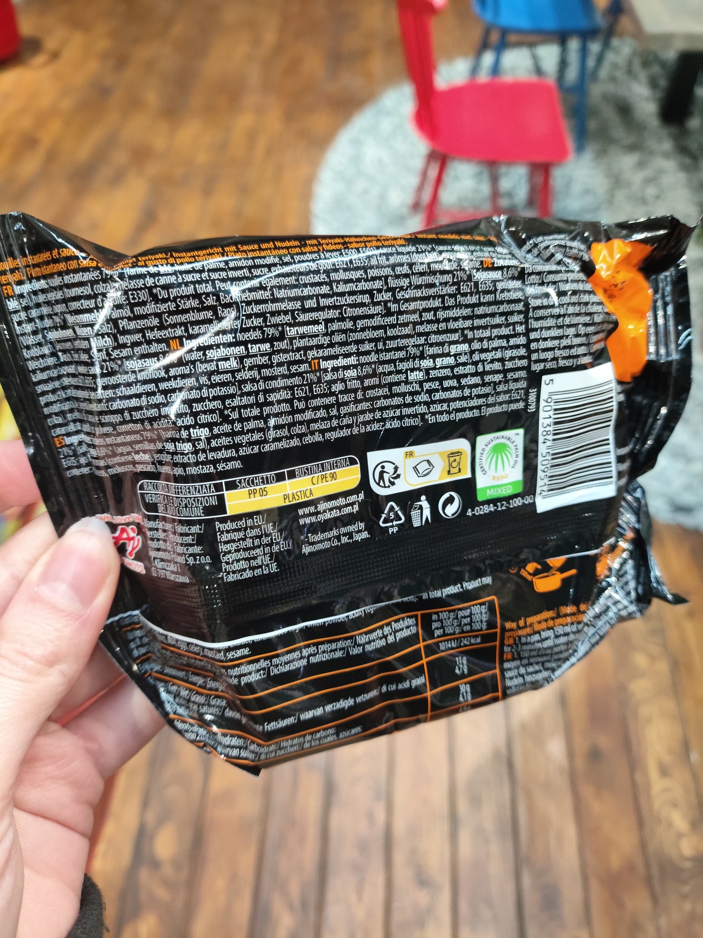 Oyakata - Ramen al Pollo Teriyaki 91g