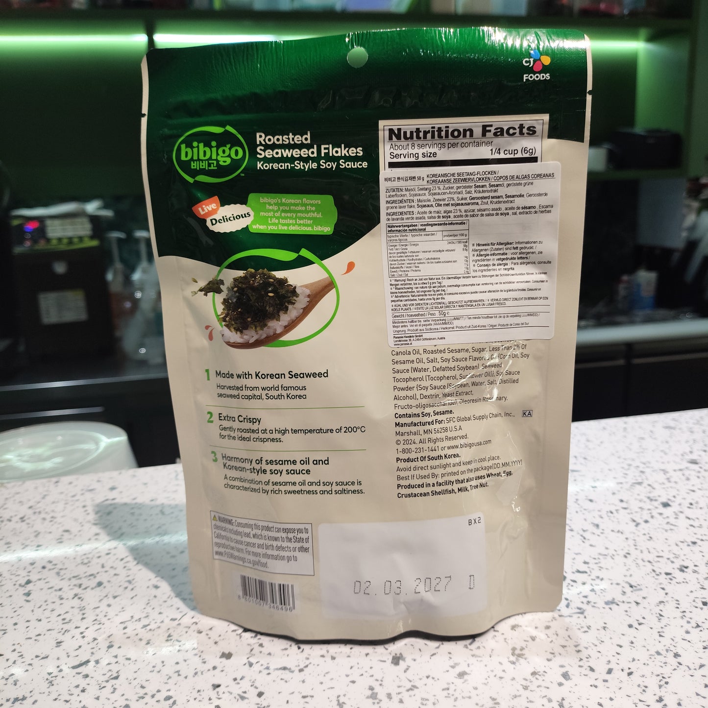 Bibigo - Furikake alla Salsa di Soia Korean Style 50g