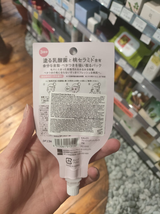 Momopuri - Maschera Fresh Dot rinfrescante 12g