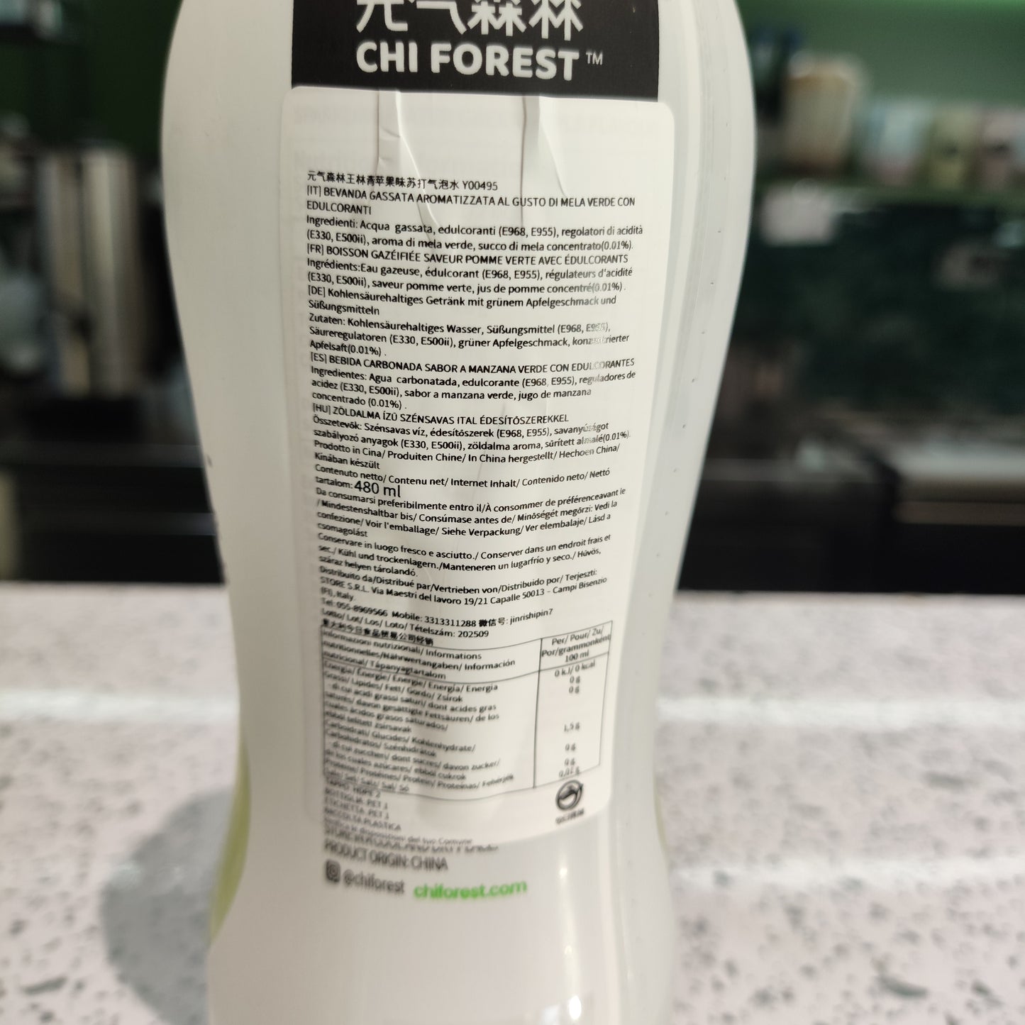 Chiforest - Soda alla Mela Verde '0 Zuccheri/Calorie' 480ml