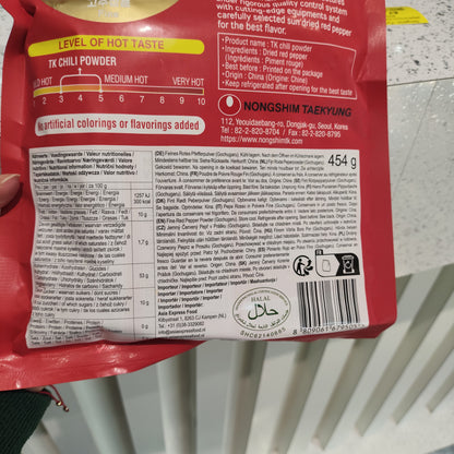 Nongshim - Polvere di Peperoncino (Gochugaru) 454g