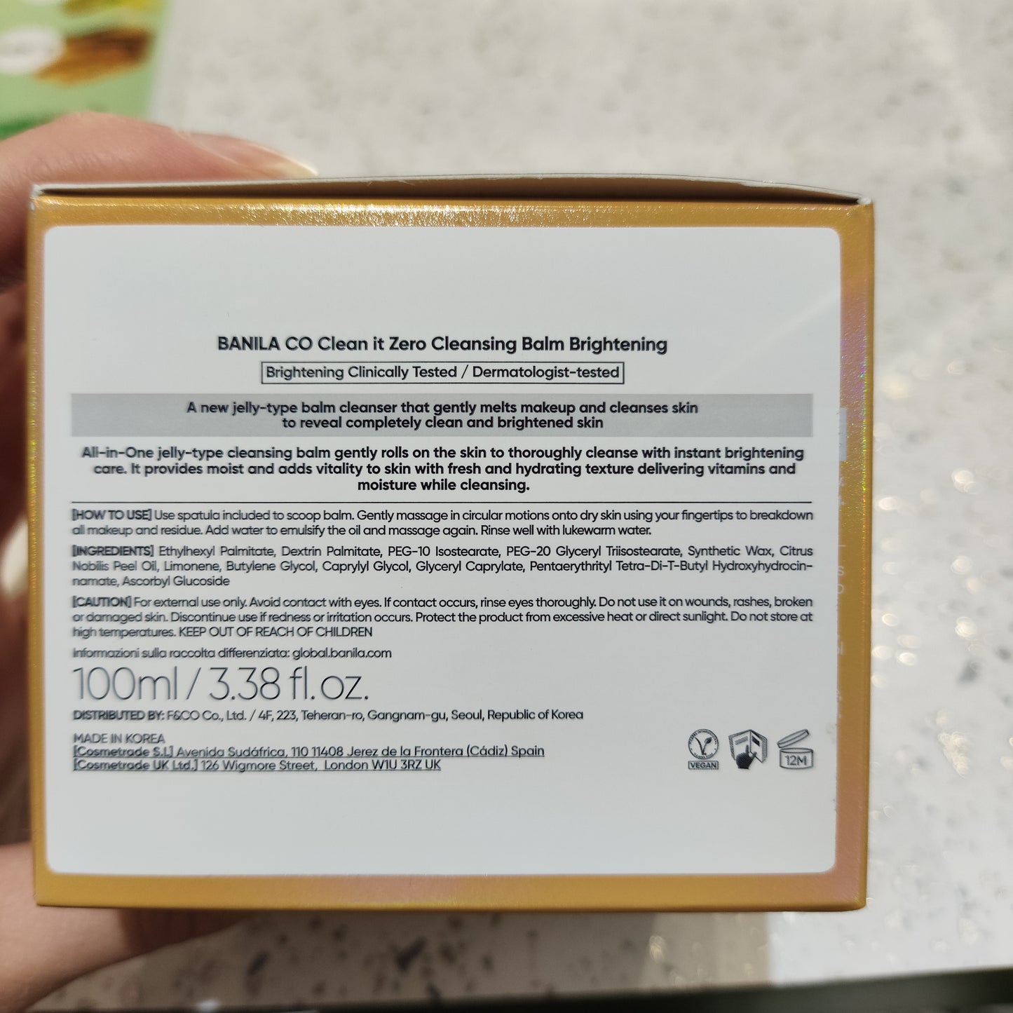 Banila - Balsamo detergente illuminante con Vitamina C 100ml