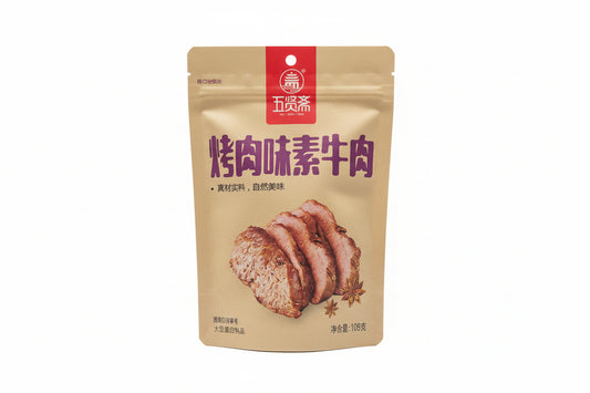 Wuxianzai - "Manzo" essiccato a base di Soia al BBQ 108g