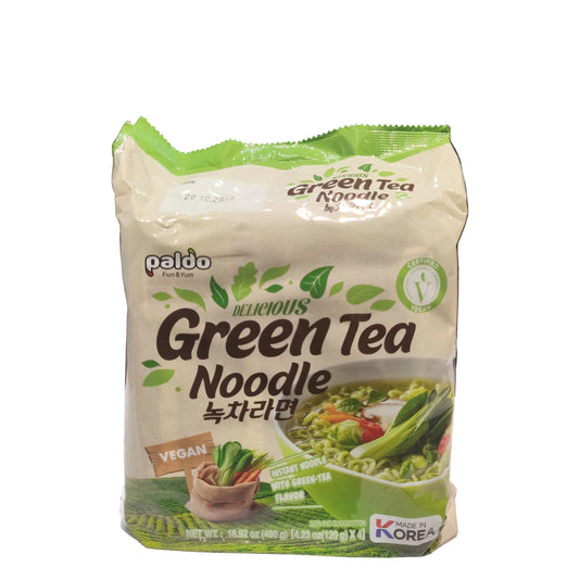 Paldo - Ramen di Tè Verde alle Verdure 120g 4pz (CON BRODO)