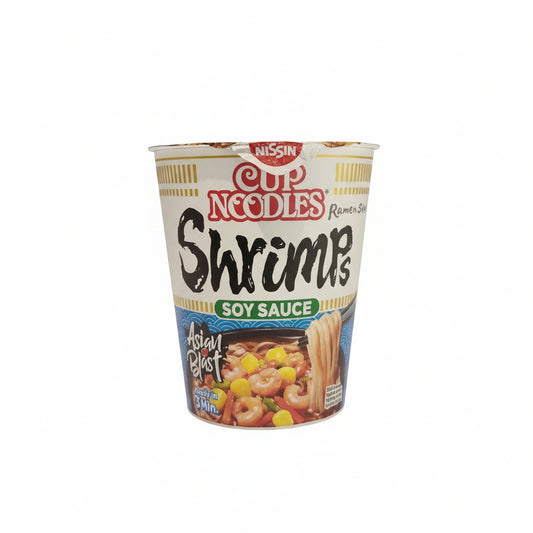 Nissin - Ramen ai Gamberi con Salsa Soia CUP 63g (CON BRODO)