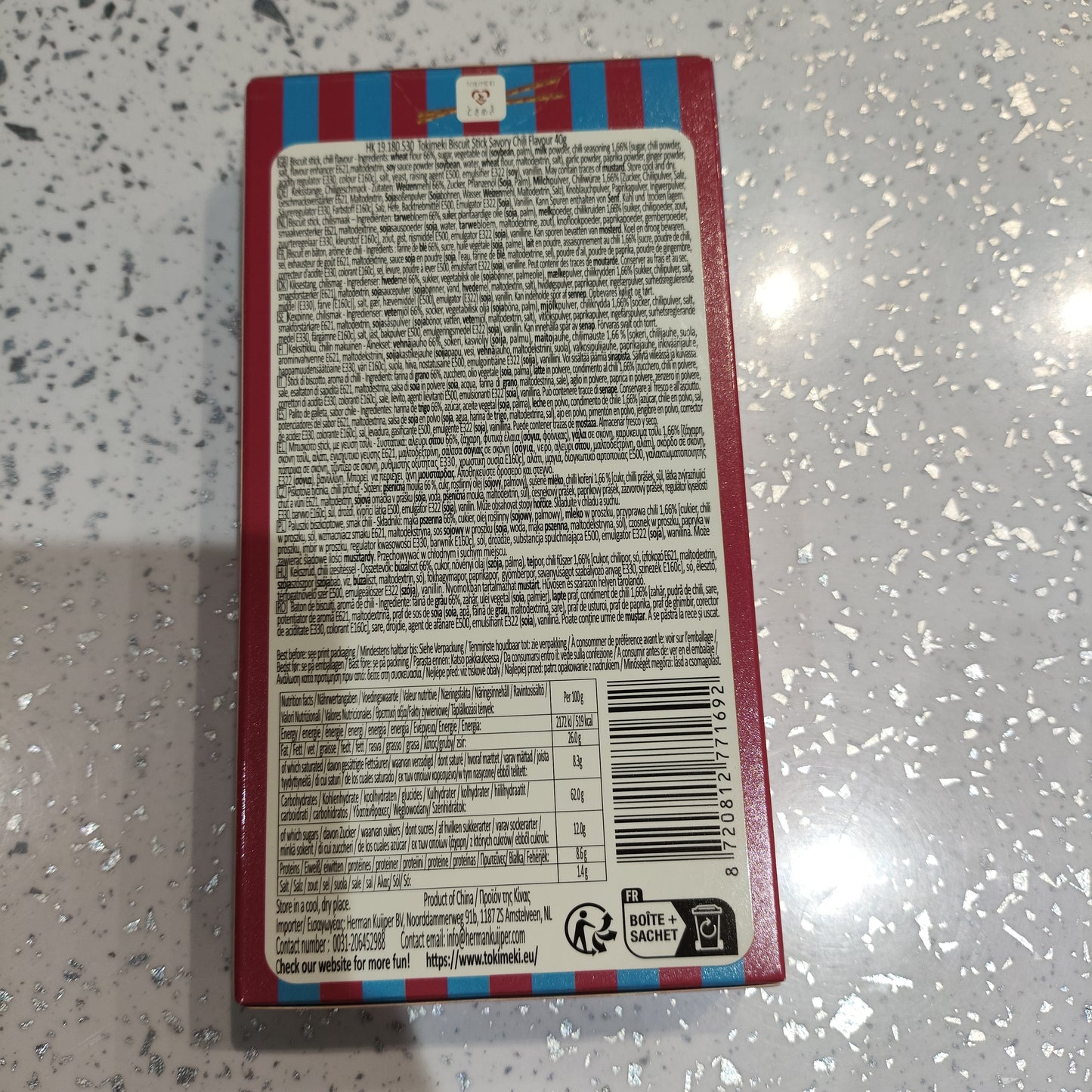 Tokimeki - Pocky gusto Chili 40g