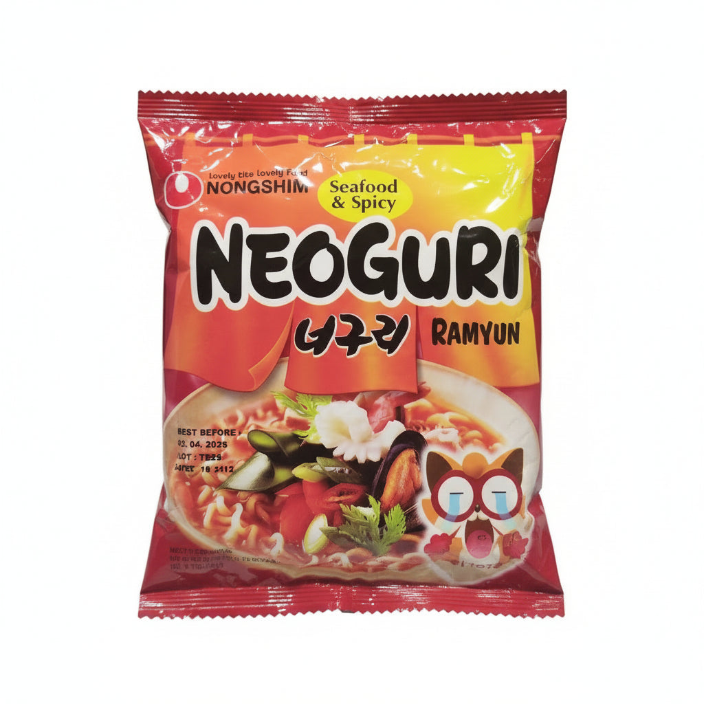 Nongshim - Ramen Neoguri ai Frutti di Mare Piccanti 120g (CON BRODO)