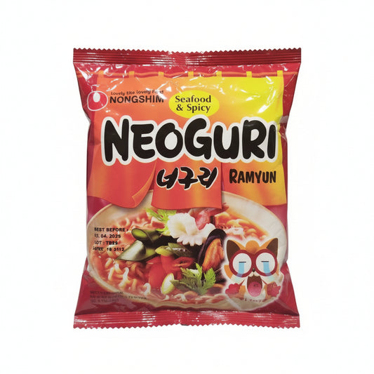 Nongshim - Ramen Neoguri ai Frutti di Mare Piccanti 120g (CON BRODO)