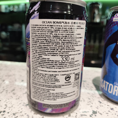 Oceanbomb JJK - Bibita gassata alla Pesca 330ml