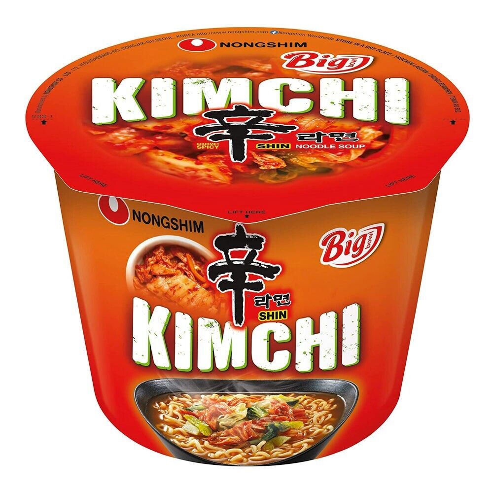 Nongshim ramen instantaneo zuppa al kimchi bowl 112g