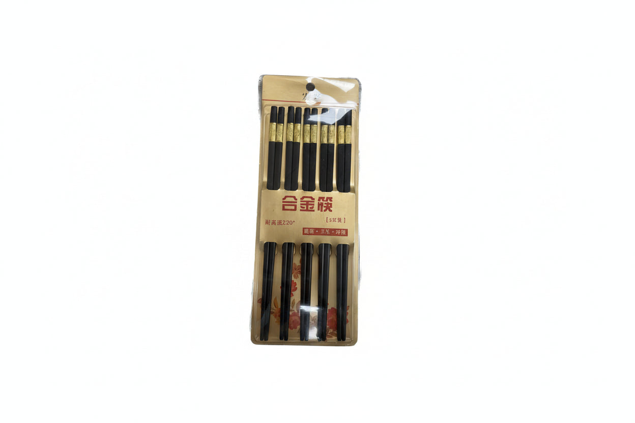 Bacchette nere da 5 coppie